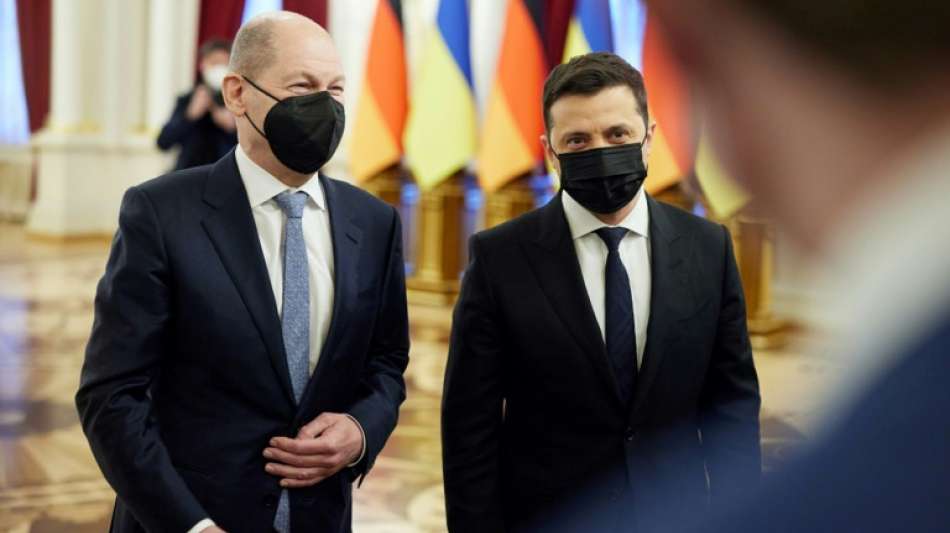 Scholz fordert von Russland "eindeutige Schritte" zur Deeskalation im Ukraine-Konflikt