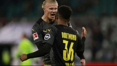 R&uuml;ckkehrer Haaland trifft bei BVB-Sieg - F&uuml;rth historisch schlecht
