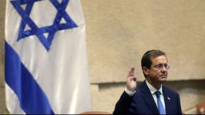 Israels neuer Pr&auml;sident Herzog vereidigt