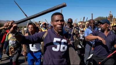 Hunderte protestieren gegen Inhaftierung von S&uuml;dafrikas Ex-Pr&auml;sident Zuma