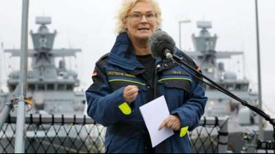Deutsche Marine entsendet weitere Schiffe in die Ostsee