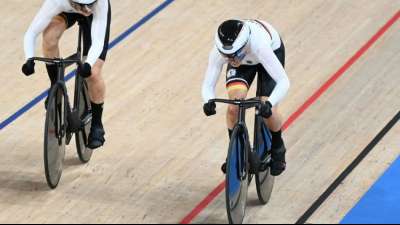 Bahnrad: Friedrich/Hinze gewinnen Olympia-Silber im Teamsprint