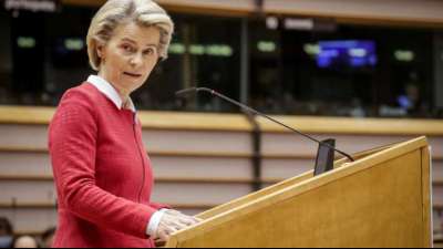 Von der Leyen droht London mit Sanktionen bei Verst&ouml;&szlig;en gegen Post-Brexit-Deal