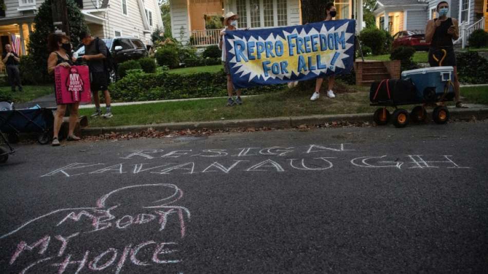 Proteste vor Haus von Supreme-Court-Richter wegen Abtreibungsgesetz in Texas