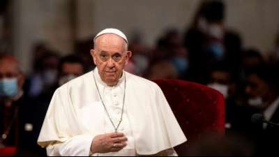 Papst fordert Solidarit&auml;t in Europa bei Wiederaufbau nach Corona-Krise