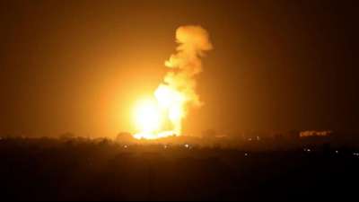 Israel fliegt &auml;u&szlig;erst schwere Luftangriffe auf Gazastreifen