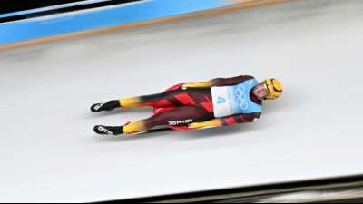 Erstes Gold f&uuml;r Deutschland: Rennrodler Ludwig rast zum Olympiasieg