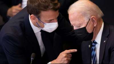 Macrons Sprecher: Telefonat mit Biden zu U-Boot-Streit in "allern&auml;chsten Tagen"
