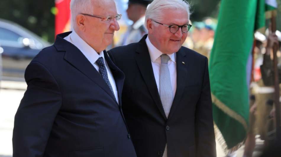 Steinmeier in Jerusalem von Israels Pr&auml;sident Rivlin empfangen