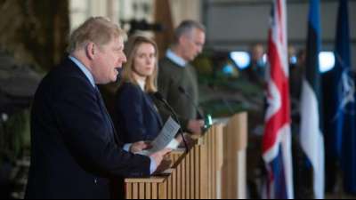 Johnson: Russische Angriffe auf Charkiw "absolut widerlich"