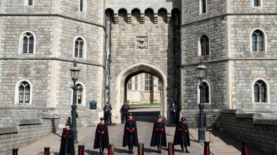 London: Letzte Vorbereitungen f&uuml;r Beerdigung von Prinz Philip