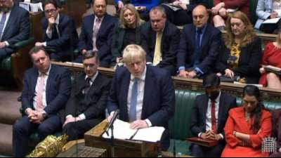 Johnson entschuldigt sich f&uuml;r "Partygate" in Corona-Zeiten