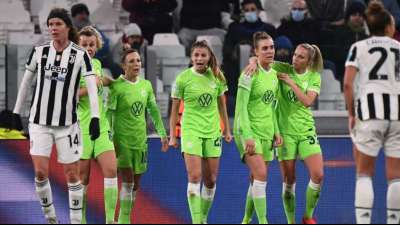 Frauenfu&szlig;ball: Wolfsburg holt Punkt in Turin - und verspielt den Sieg