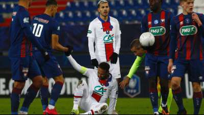 Sorge um Neymar tr&uuml;bt PSG-Pflichtsieg im Pokal