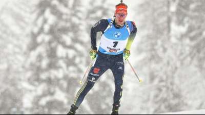Biathlet K&uuml;hn verpasst Podium deutlich
