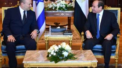 Bennett besucht als erster israelischer Regierungschef seit 2011 &Auml;gypten