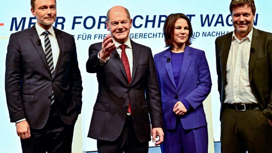 Koalitionsvertrag der Ampel-Parteien steht