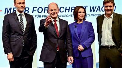 Koalitionsvertrag der Ampel-Parteien steht