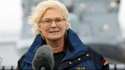 Lambrecht f&uuml;r h&auml;rtere Sanktionen gegen Putin im Ukraine-Konflikt