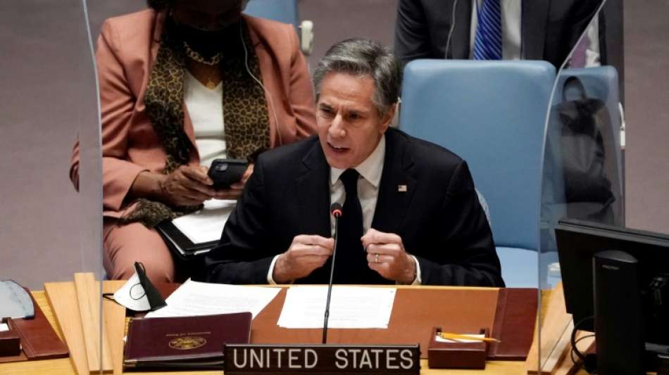 US-Au&szlig;enminister Blinken: Russland muss "Weg des Krieges verlassen"