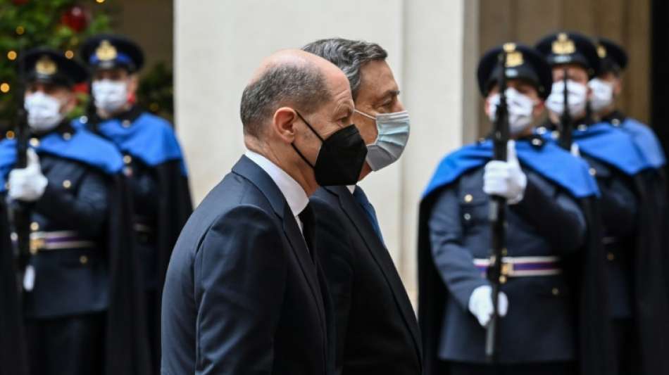 Scholz und Draghi wollen Zusammenarbeit zwischen Rom und Berlin vertiefen