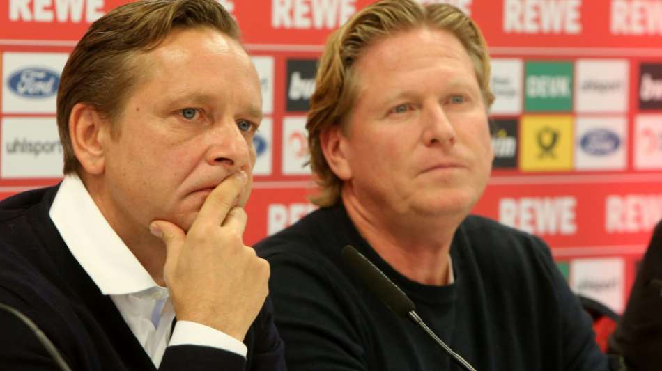 1. FC K&ouml;ln: Heldt gibt Trainer Gisdol Job-Garantie f&uuml;r Mainz-Spiel