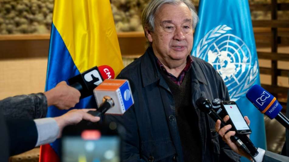 UN-Generalsekret&auml;r Guterres w&uuml;rdigt Kolumbiens Friedensabkommen mit Farc-Rebellen