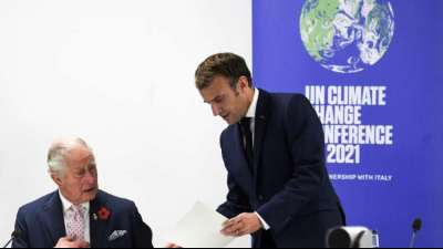 Macron fordert mehr Anstrengung von gr&ouml;&szlig;ten Emittenten von Treibhausgas