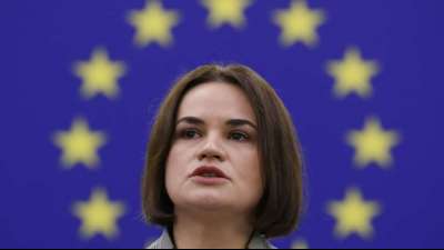 Tichanowskaja fordert Handeln gegen Lukaschenko