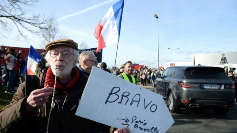 Erste "Freiheitskonvois" erreichen Br&uuml;ssel