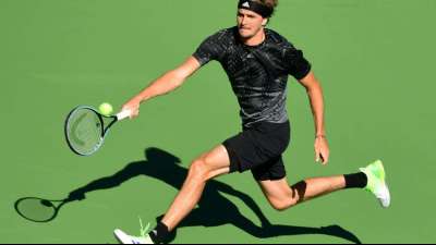 Indian Wells: Alexander Zverev vergibt Matchb&auml;lle gegen Fritz