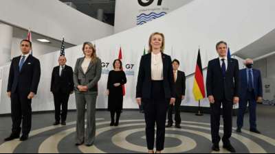 G7-Staaten warnen Russland vor "massiven Konsequenzen" bei Ukraine-Einmarsch