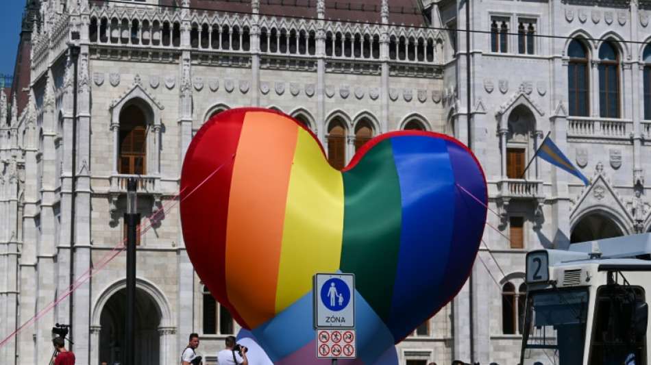 Ungarische Aktivisten protestieren gegen umstrittenes Gesetz zu Homosexualit&auml;t