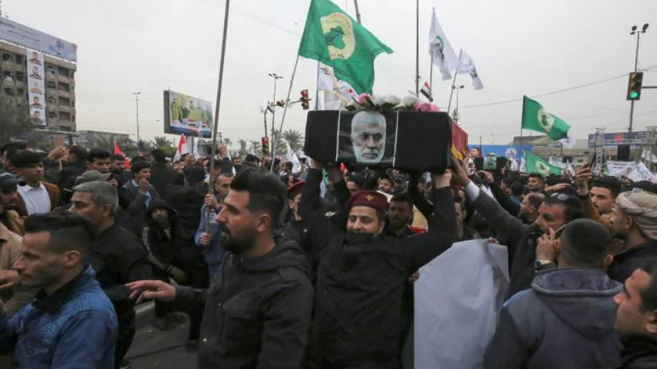 Tausende Iraker gehen am zweiten Jahrestag von Soleimani-T&ouml;tung auf die Stra&szlig;e