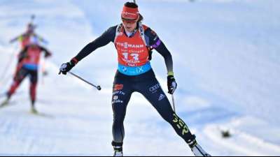 Massenstart: Biathletin Herrmann entt&auml;uscht - Voigt Siebte