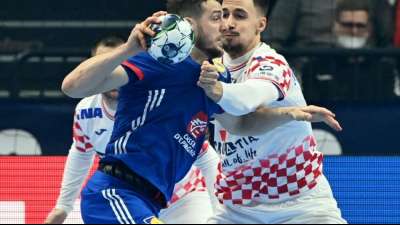 Handball-EM: Frankreich gewinnt hitziges Topspiel gegen Kroatien