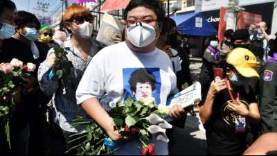Bekannte pro-demokratische Aktivisten in Thailand m&uuml;ssen in U-Haft