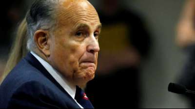 Medien: US-Ermittler durchsuchen Wohnung von Ex-Trump-Anwalt Rudy Giuliani