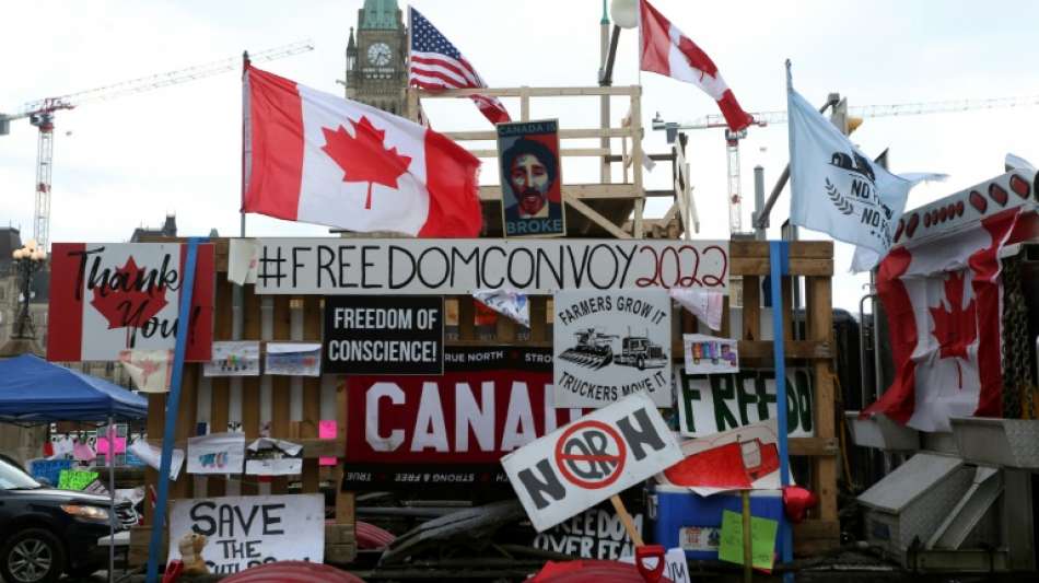 US-Regierung ruft Kanada zu sch&auml;rferem Vorgehen gegen Trucker-Proteste auf