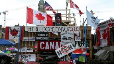 US-Regierung ruft Kanada zu sch&auml;rferem Vorgehen gegen Trucker-Proteste auf