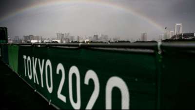 Tropensturm bewegt sich auf Olympische Spiele in Japan zu