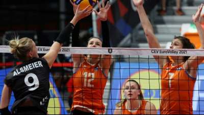 Volleyballerinnen scheitern im EM-Achtelfinale