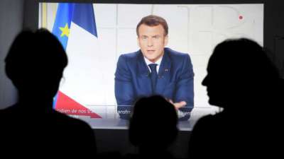 Macron verk&uuml;ndet dritten landesweiten Corona-Lockdown 