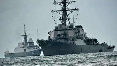 USA senden erstmals seit Bidens Amtsantritt Kriegsschiff durch Taiwan-Stra&szlig;e