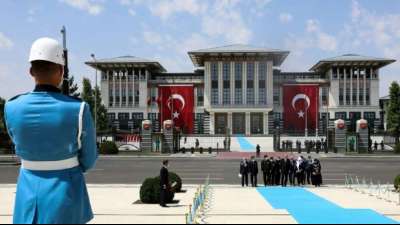 Erdogan spricht am f&uuml;nften Jahrestag des Putschversuchs von "Sieg der Demokratie"