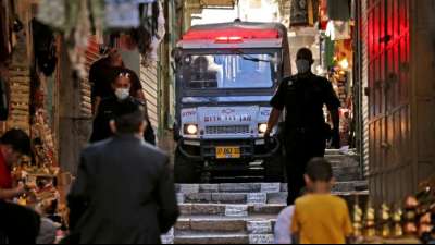 Israelische Polizei erschie&szlig;t Pal&auml;stinenser bei versuchtem Messerangriff
