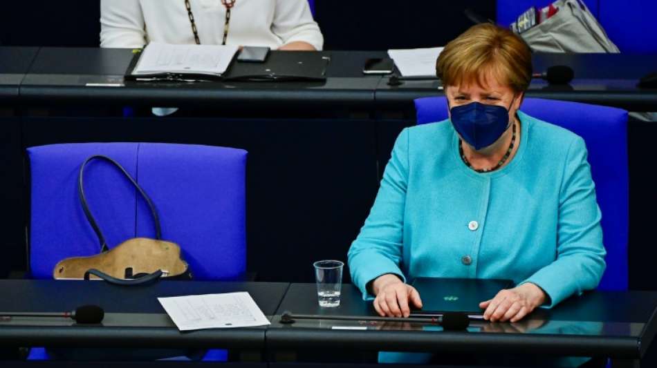 Merkel gibt Erkl&auml;rung im Bundestag zu Afghanistan ab