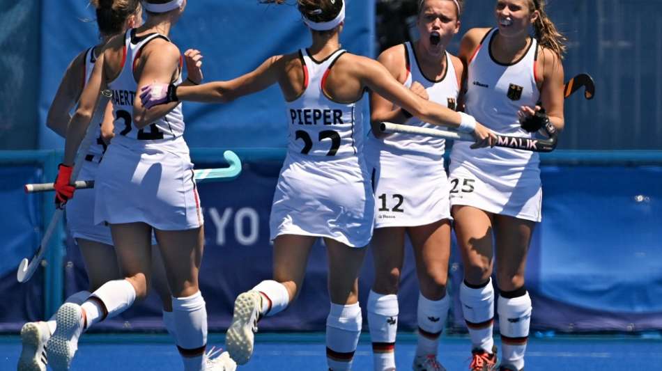 Hockey-Frauen schlagen Olympiasieger Gro&szlig;britannien - Lorenz tr&auml;gt Regenbogenbinde