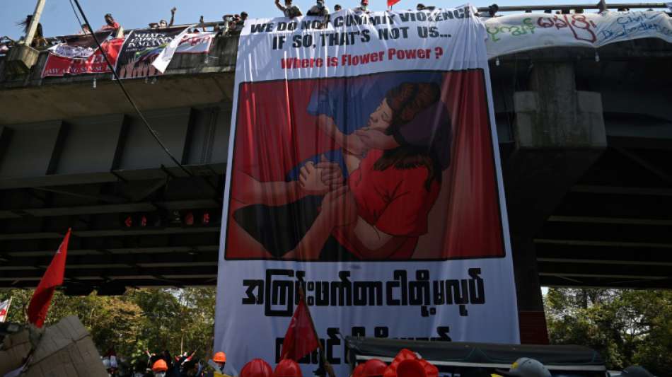 20-j&auml;hrige Demonstrantin k&auml;mpft in Myanmar ums &Uuml;berleben