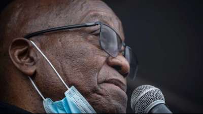 S&uuml;dafrikas Ex-Pr&auml;sident Zuma tritt 15-monatige Haftstrafe an